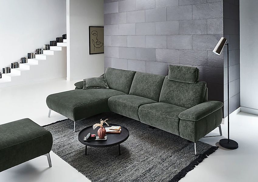 Home affaire Ecksofa "Bellini L-Form" teilmotorische Relaxfunktion an 1 Ele günstig online kaufen