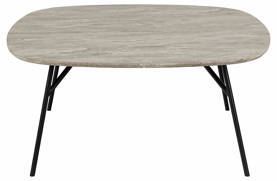 ACTONA GROUP Couchtisch "Caracas", Tischplatte aus grauem Mamor River, rau günstig online kaufen