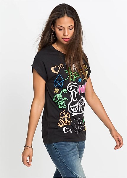 bonprix T-Shirt "T-Shirt bedruckt" T-Shirt bedruckt günstig online kaufen