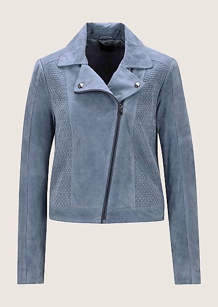 MADELEINE Lederjacke "Lederjacke Kurze Bikerjacke aus softem Ziegenvelours" günstig online kaufen