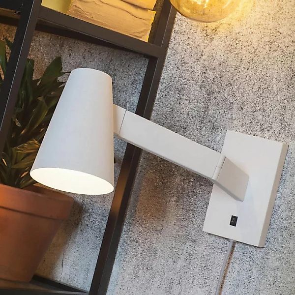 Wandleuchte Biarritz in Weiß E14 günstig online kaufen