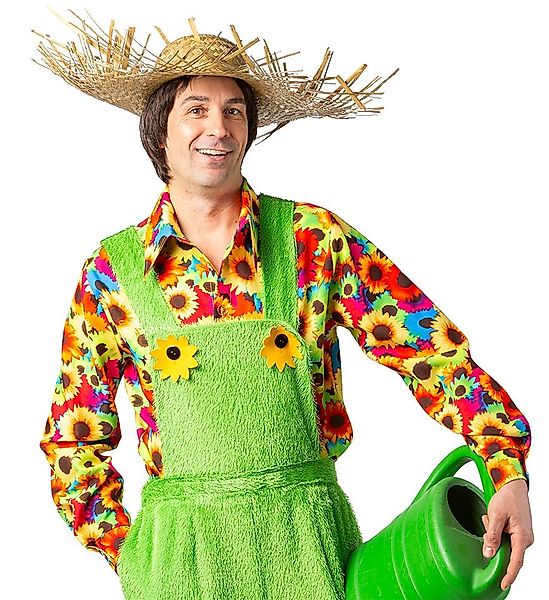 Karneval-Klamotten Hawaii-Kostüm Hawaiihemd Herren Sonnenblumen Karnevalshe günstig online kaufen