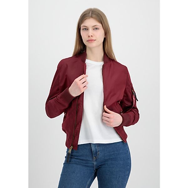 Alpha  Damen-Jacke MA-1 TT Two Tone Women - burgundy günstig online kaufen