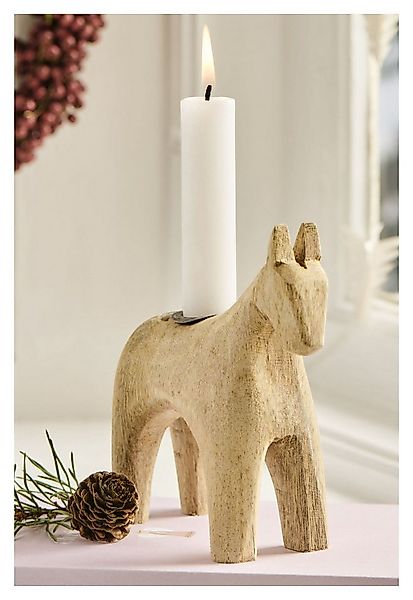Ib Laursen Kerzenhalter Ib Laursen - Kerzenhalter Kerzenständer Unika Pferd günstig online kaufen