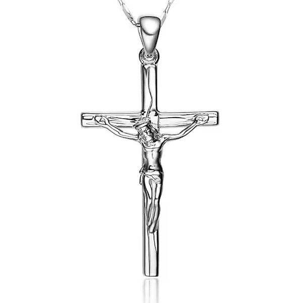 ELLAWIL Kreuzkette Silberkette Halskette Damen Kette günstig online kaufen