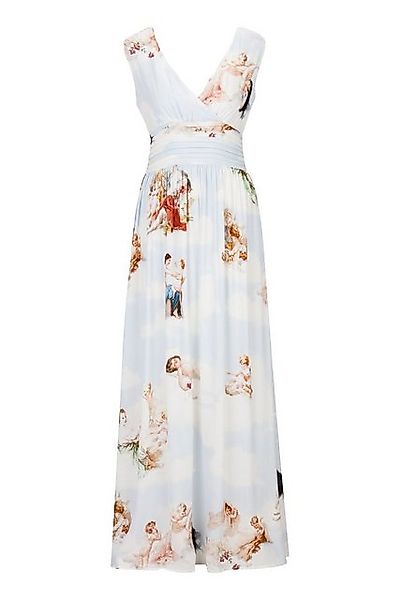 19V69 ITALIA Maxikleid KHANKI Damen Maxikleid mit Engels-Print (XS-XXL) günstig online kaufen