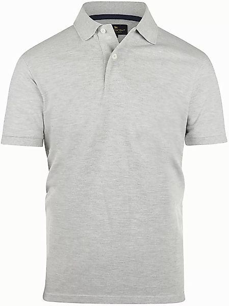 Steppin' Out Poloshirt Piqué Classic Melange Grau - Größe 3XL günstig online kaufen