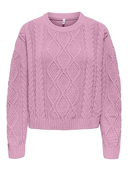 ONLY Strickpullover ONLELLY LIFE LS CABLE O-NECK CC KNT günstig online kaufen