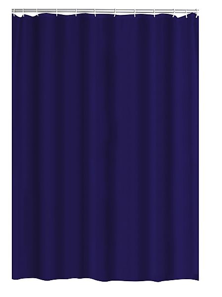 Ridder Duschvorhang Madison ultramarinblau Breite 180 günstig online kaufen