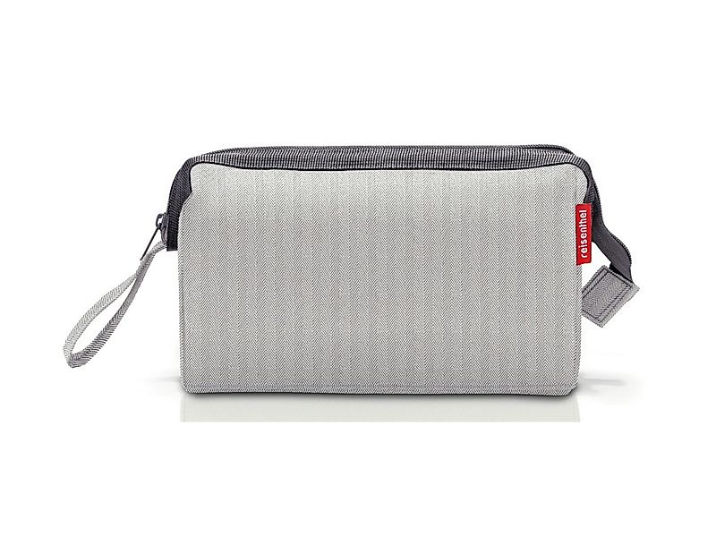 REISENTHEL® Kulturbeutel travelcosmetic herringbone grey, travelcosmetic günstig online kaufen