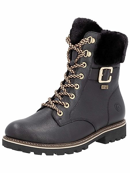 Remonte Schnürstiefelette "Remonte Stiefelette Leder/Fell" günstig online kaufen