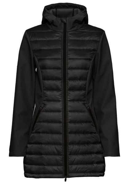 Vivance active Steppjacke mit Kapuze mit Ärmeln und Einsätzen aus Softshell günstig online kaufen