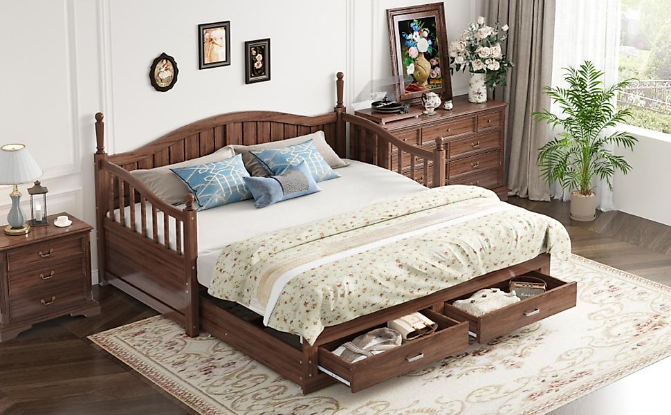 autolock Massivholzbett Multifunktionsbett Ausziehbares Schlafsofa aus günstig online kaufen