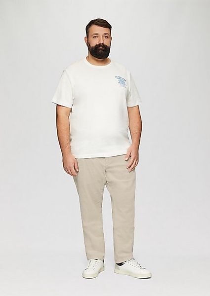 s.Oliver Stoffhose Cord-Chino aus Baumwollstretch mit Bundfalten günstig online kaufen