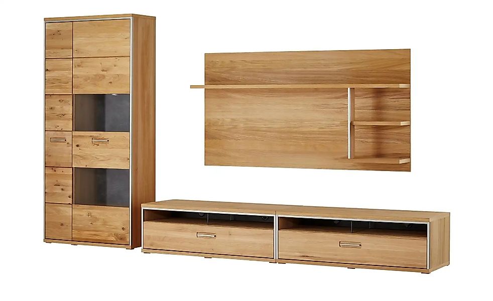 Woodford Wohnwand  Felino ¦ holzfarben ¦ Maße (cm): B: 342 H: 201 T: 52.0 K günstig online kaufen