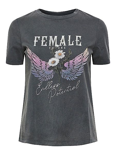PIECES Pcdeto T-shirt Damen Grau günstig online kaufen