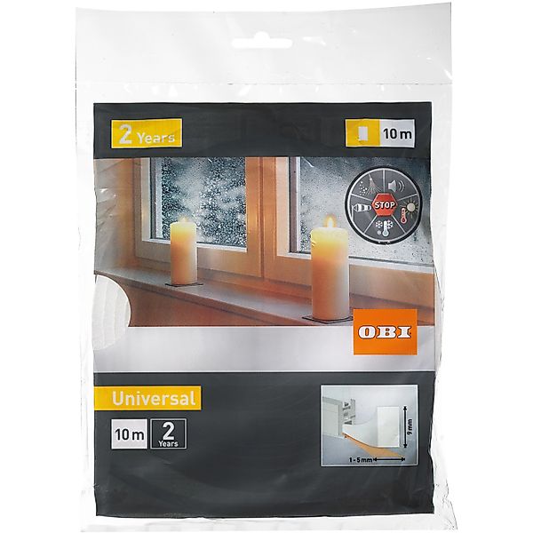 OBI Türdichtung / Fensterdichtung aus Schaumstoff Weiß günstig online kaufen
