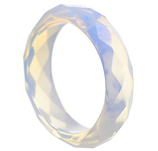 Schmuck Krone Fingerring Ring aus Opalit, facettiert günstig online kaufen
