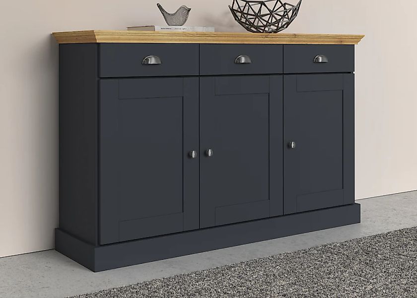 OTTO home Sideboard "Motala" Kommode, 3 Schubladen und 2 verstellbare Einle günstig online kaufen