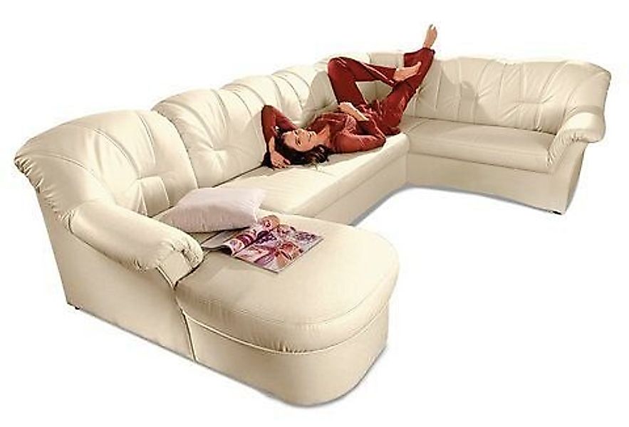 DOMO collection Wohnlandschaft »Papenburg, zeitlose Rückensteppung, elegant günstig online kaufen