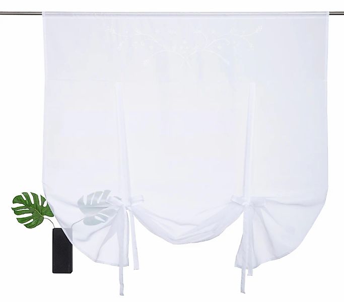 Home affaire Gardine Lulu, Stangendurchzug (1 günstig online kaufen