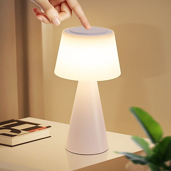ZMH LED Tischleuchte Kabellos 3600mhA Dimmbar günstig online kaufen