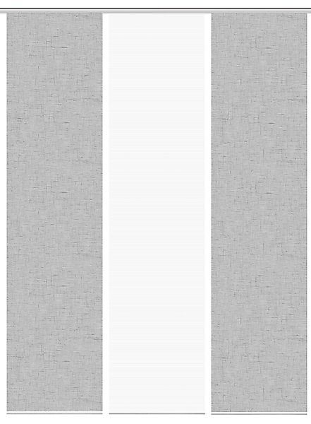 Vision S Schiebegardine "PIVE 3er SET" Paneelwagen 3 Stk. tlg. Schiebevorha günstig online kaufen