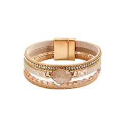 KARMA Lederarmband Damenarmband Wickelarmband Damen Magnetverschluss günstig online kaufen