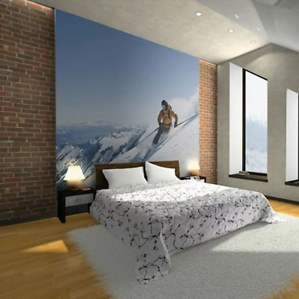 artgeist Fototapete Skisport mehrfarbig Gr. 350 x 270 günstig online kaufen