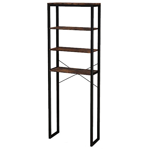 KOMFOTTEU Badregal, 4-stöckiger Badezimmerregal Toilettenregal günstig online kaufen