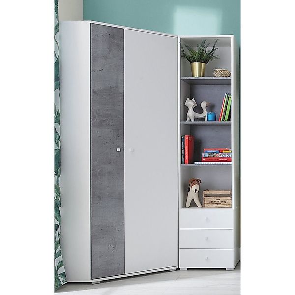 Lomadox Jugendzimmer-Set SEATTLE-133, (Sparset, 2-tlg), Eckkleiderschrank günstig online kaufen