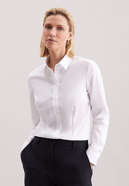 seidensticker Hemdbluse "Schwarze Rose" Uni günstig online kaufen