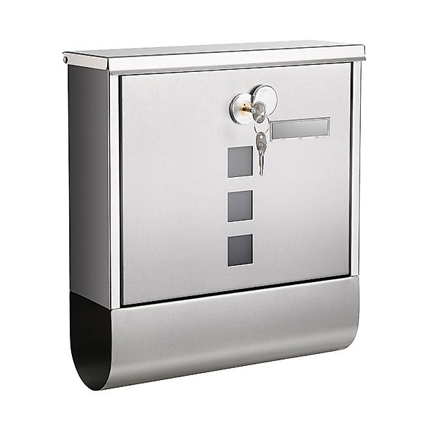 SONGMICS Briefkasten, Wandbriefkasten, Schloss drehbarer Abdeckung günstig online kaufen