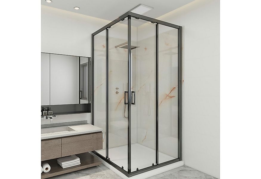 neu.haus Duschrückwand, (Set, 8-tlg), Wandpaneel »Bladel« 120 x 60 cm Jade günstig online kaufen