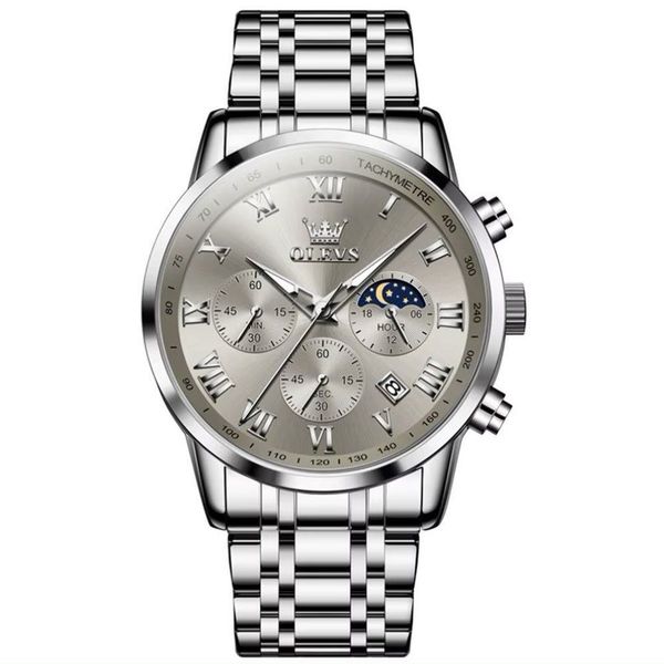 OLEVS Quarzuhr OLEVS Luxus Herrenuhr Chronograph günstig online kaufen