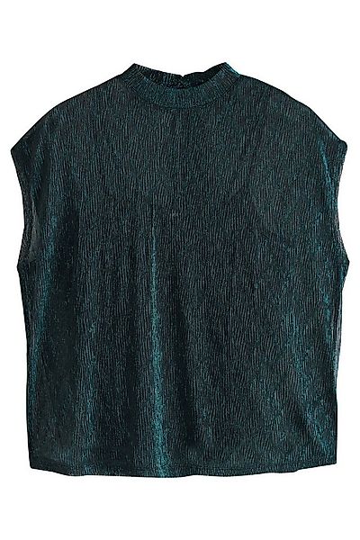 Next Blusentop Mehrlagiges, transparentes Metallic-Oberteil (2-tlg) günstig online kaufen