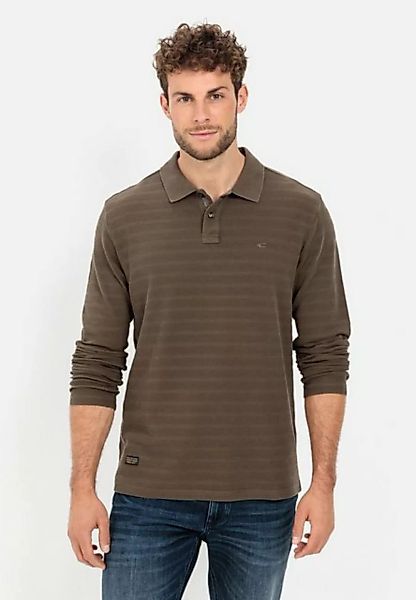 camel active Poloshirt aus reiner Baumwolle Shirts_Langarm-Poloshirt günstig online kaufen