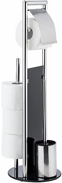 WENKO WC-Garnitur "Ravina" aus Edelstahl  Sicherheitsglas günstig online kaufen