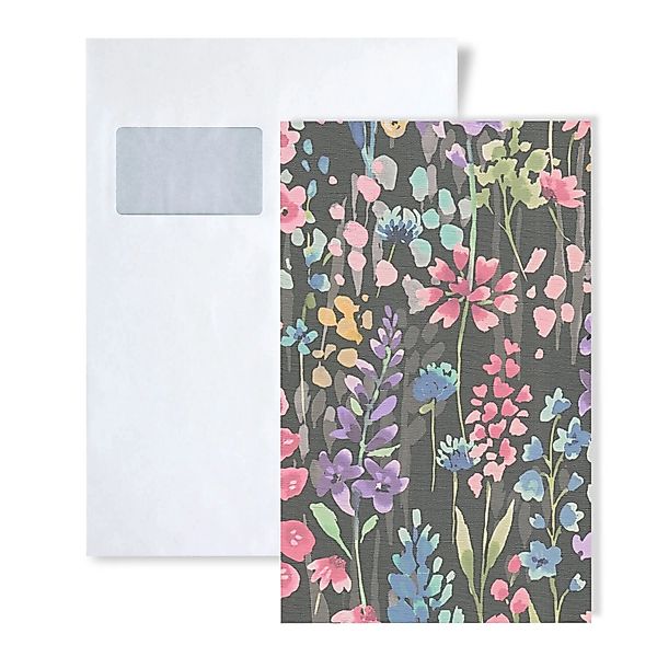 PROFHOME 1 MUSTERSTÜCK S-396064-GU DIN A4 MUSTER der Aquarell-Stil Tapete günstig online kaufen