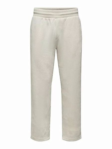 ONLY & SONS Stoffhose 7/8 Cord Hose Relaxed Jogginghose Wide Leg ONSACE 504 günstig online kaufen