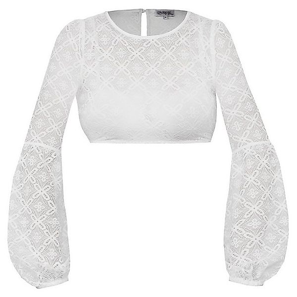 MarJo Dirndlbluse MarJo Dirndlbluse 'Eitting' Langarm, Offwhite günstig online kaufen