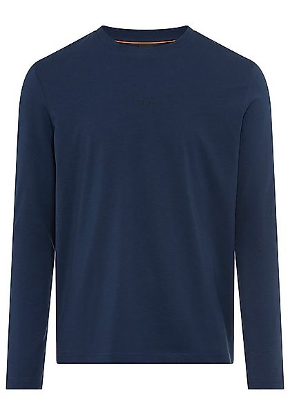BOSS ORANGE Langarmshirt TChark Rundhalsausschnitt, Regular Fit, mit BOSS-L günstig online kaufen