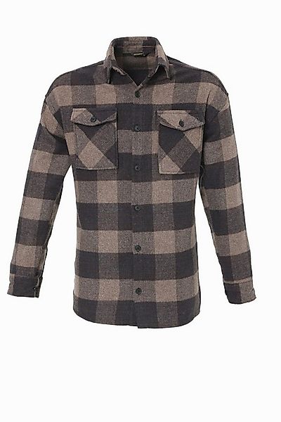 Megaman Jeans Flanellhemd Flanellhemd H-265 Flanellhemd Kariert Hemd Holzfä günstig online kaufen