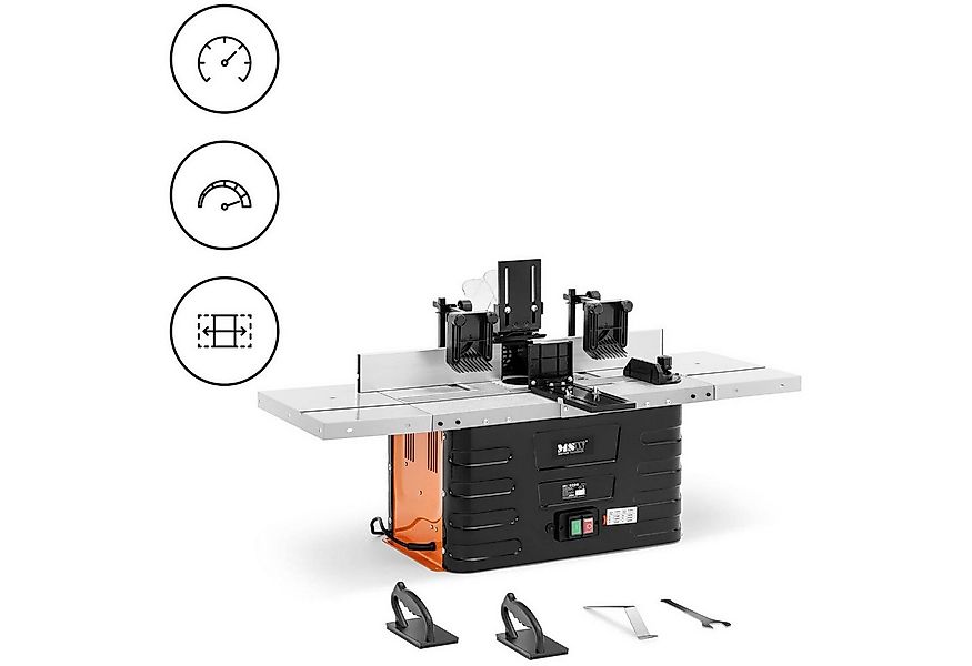 MSW Tischfräse Tischfräsmaschine Holzfräser 24 000 U/min Zubehör Holz Abrun günstig online kaufen