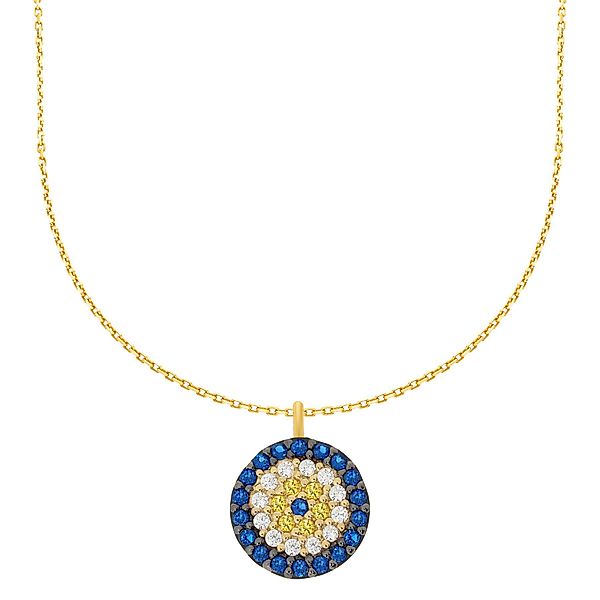 Stella-Jewellery Collier 585er Collier mit Nazar günstig online kaufen