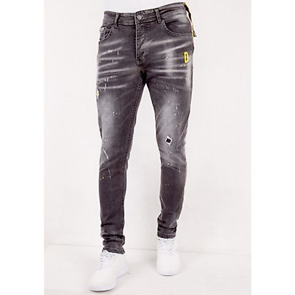 True Rise  Slim Fit Jeans Jeans Mit Farbspritzer DC günstig online kaufen