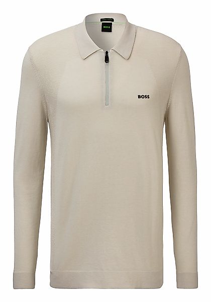BOSS GREEN Strickpullover "Momentum Lite PL24" mit Reißverschluss am Kragen günstig online kaufen