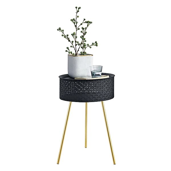 en.casa Beistelltisch, Forshaga Tisch 65x40cm Metall günstig online kaufen