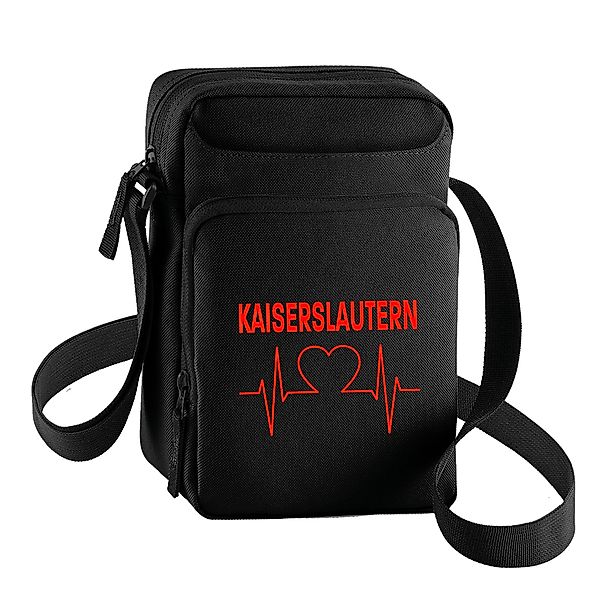 multifanshop Schultertasche Kaiserslautern - Herzschlag - günstig online kaufen