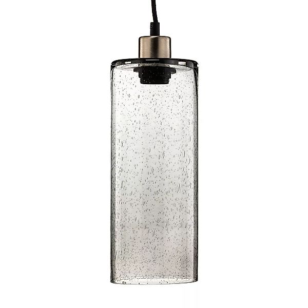 Hängelampe Soda Glaszylinder rauchgrau Ø 12cm günstig online kaufen